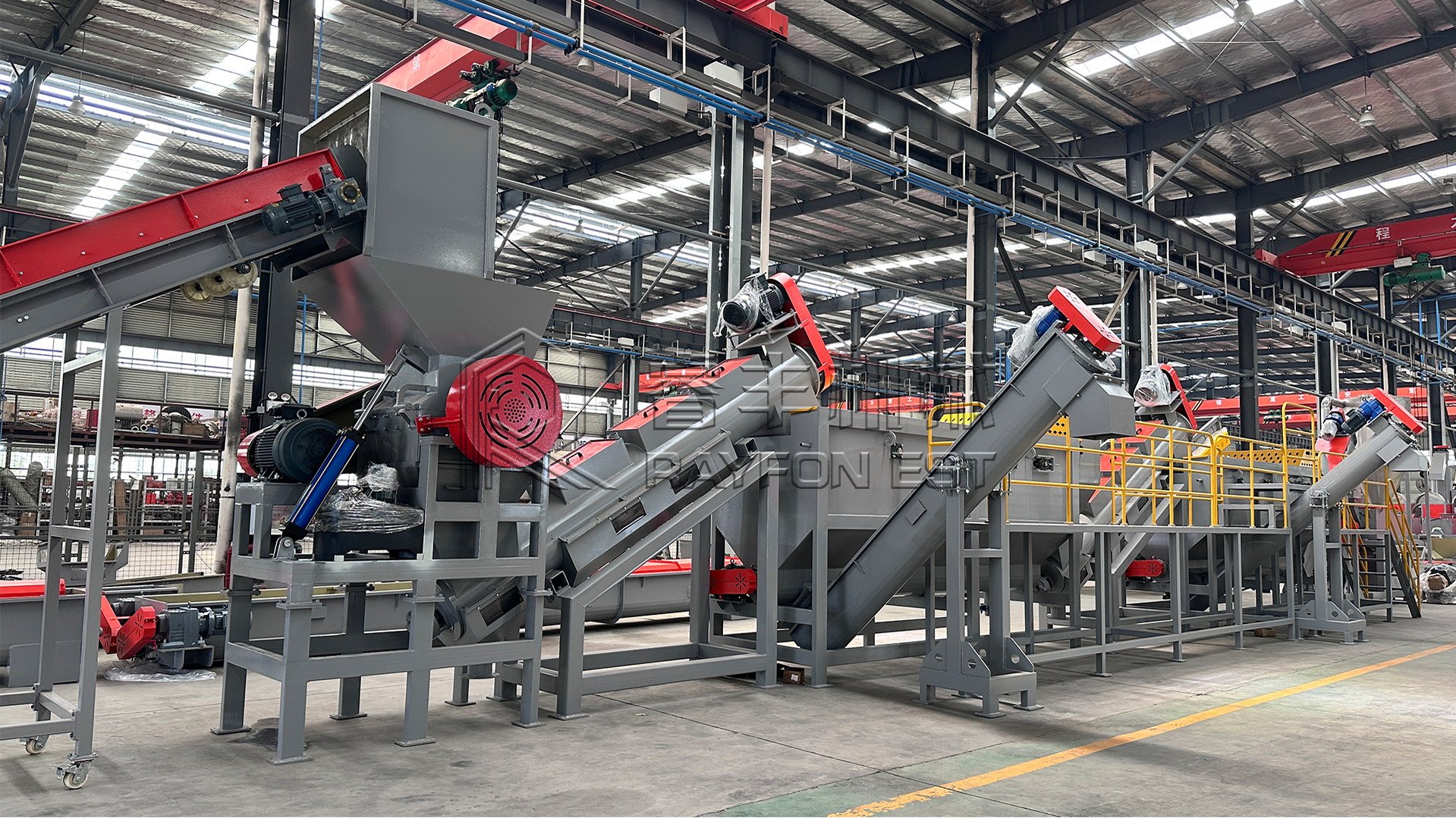 Latest company case about RAYFON Establish 500kg/h HDPE Plastic Recycling Washing Line in Mexico, Setting New Plastic Recycle Standard