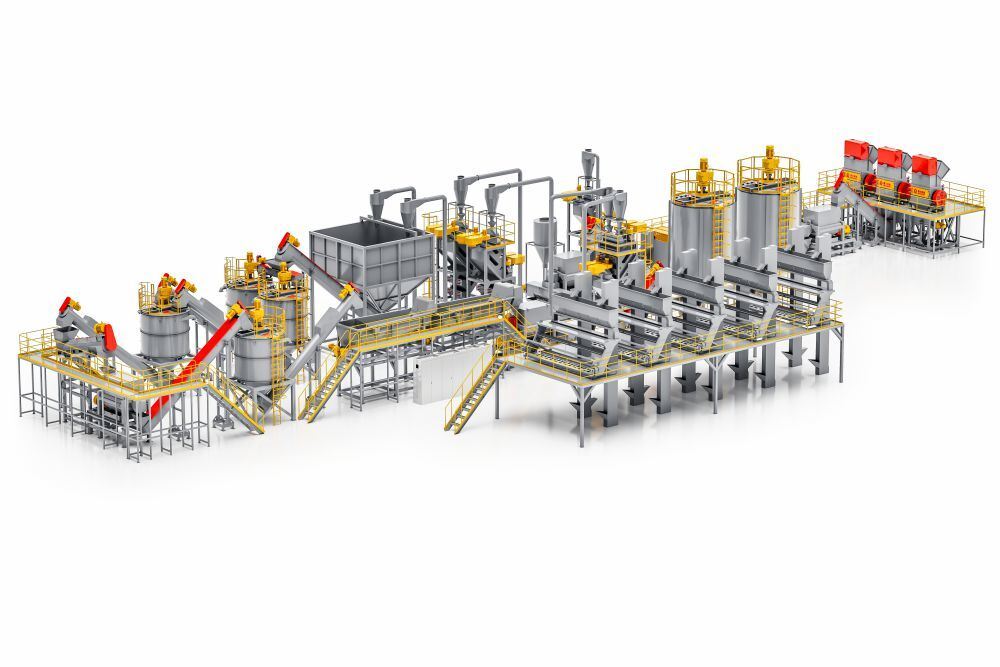 Qualité Ligne de lavage pour le recyclage de bouteilles en PET usine